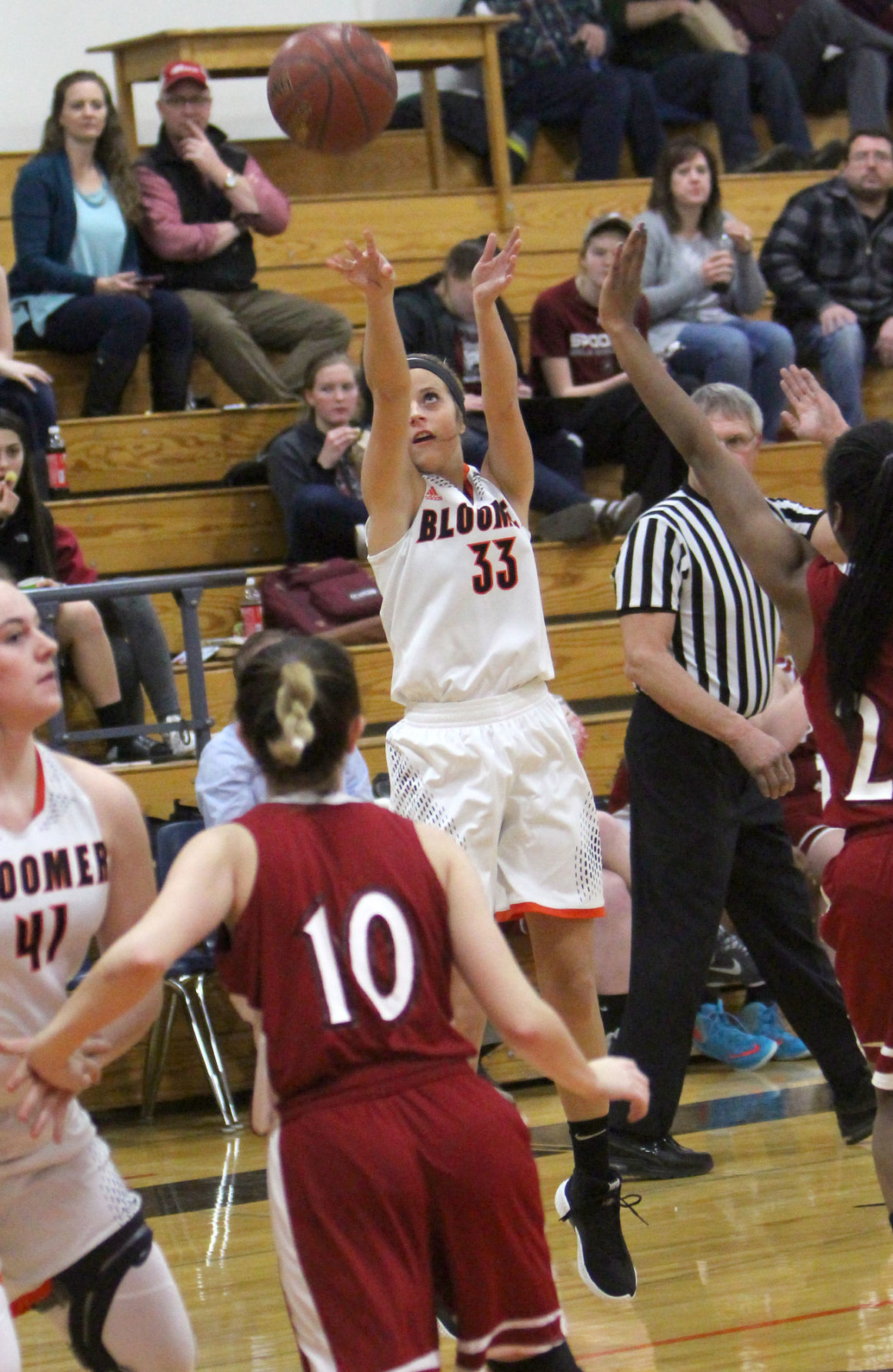 Spooner at Bloomer girls basketball 12-11-18